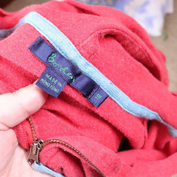 Boden | Full Zip Up Hoodie Sweatshirt 18 Large - Picture 5 of 7